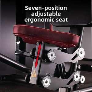 Macchina per Trazioni Spalle in Acciaio, Attrezzo da Palestra per Allenamento Multifunzionale di Spalle e Braccia - Product Image 5