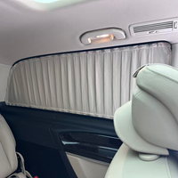 Pare-soleil de luxe en suède pour fourgonnette professionnelle, camping-car, visière latérale manuelle ou électrique, isolation thermique, protection UV, intimité