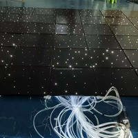 Panneau de plafond à fibres optiques LED, matériau PMMA, télécommande, gradation, indice de protection IP33, léger, garantie de 3 ans pour l'intérieur