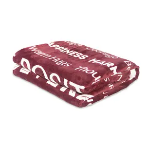 Super Soft Flannel Fleece Embossed Printed Throw Blanket Wearable Amazon lazy Blankets for Comfortable 2023 New Style Popular