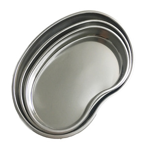 Bandeja de esterilización dental de acero inoxidable con forma de riñón, bandeja para instrumentos, bandeja para pus, bandeja curva, bandeja de tratamiento - Product Image 2