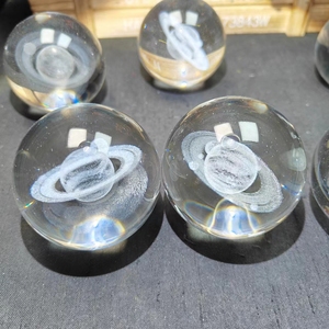 <strong>Wholesale</strong> <strong>High</strong> Quality Hand Carved <strong>Glass</strong> Carving Sphere <strong>Balls</strong> for Home Decoration - Product Image 4