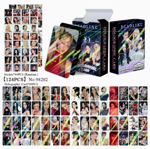 การ์ด KPOP LOMO พิมพ์ลายด้วยเลเซอร์ 124 ชิ้น/กล่อง โฟโต้การ์ดแบล็คพิงค์ การ์ดรูปภาพ BL Lomocard ของที่ระลึกคอนเสิร์ต ของแถมสำหรับแฟนคลับ - Product Image 3