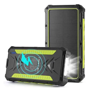 New Arrival Portable Mini Solar Power Bank 30000Mah Waterproof Wifi Fast Charging Emergency Backup Battery For School Outdoor