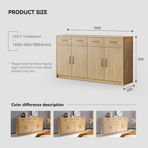 30 jaar fabrieksgarantie houten antieke sideboard kast keuken luxe opberg display laden kasten groothandel - Product Image 2