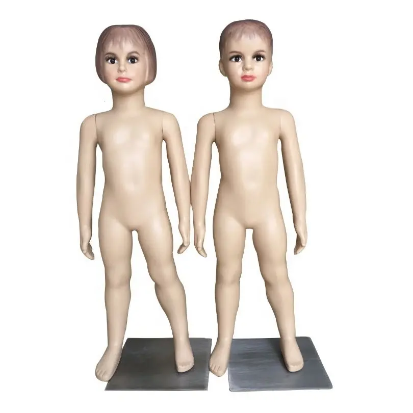 Hot Sales Goedkope Make-Up Kind Plastic Mannequin Met Stand