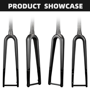 Forcella Anteriore Bici da Corsa in Fibra di Carbonio Personalizzata con Freno <span class=keywords><strong>a</strong></span> Disco, Forcella Gravel, Dimensione Massima Pneumatico 700C*45mm, Perno Passante 12*100mm - Product Image 5