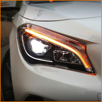 Phares LED pour Benz C117 W117 CLA 2014 à 2019, phares à lentille de projecteur de pointe 2019 avec feux de jour DRL intégrés
