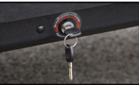 Coffre de toit de voiture 290L ABS + PC avec clips rapides-Ouverture double face et joint étanche