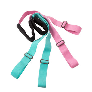 Sangle de yoga élastique réglable Syrienne pour étirements et exercices de super-héros, avec option d'ancrage de porte - Product Image 4