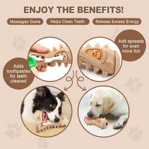 Juguetes Masticables para Perros de WPC, Ecológicos, No Tóxicos, Interactivos, para Limpieza Dental, Duraderos, Estilo Moderno de Dibujos Animados - Product Image 5