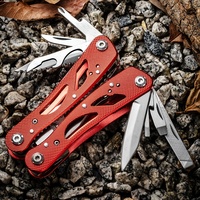 Bas quantité minimale de commande 12-en-1 multi-usages survie en plein air multi-pinces ensemble d'outils pour Camping randonnée pêche