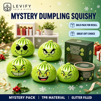 Mystery Dumpling Squishy Spielzeuge Stressabbau Fidget Dumpling Squishy Mystery Box Fjumbo Dumpling Squishy Schreibtisch-Beruhigungsspielzeug für den Alltag