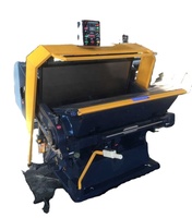 Machine de découpe à plat manuelle économique pour petites usines de boîtes et la fabrication d'échantillons