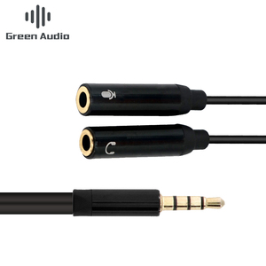 GAZ-CB37 <span class=keywords><strong>Headphone</strong></span> Splitter Audio Cable <span class=keywords><strong>3.5</strong></span>ミリメートルMaleに2 Female <span class=keywords><strong>Jack</strong></span> <span class=keywords><strong>3.5</strong></span>ミリメートルSplitter Adapter Aux Cable - Product Image 3