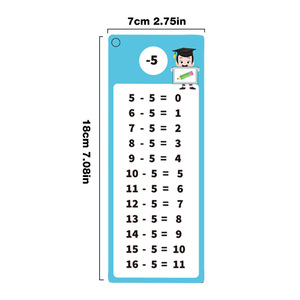 Tarjetas de Matemáticas Personalizadas con Esquinas Redondeadas para Multiplicación y División, 15 Tarjetas, 3.º y 4.º Grado, Mejora la Velocidad y la Retención - Product Image 5