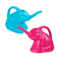 Arrosoir en plastique PE en forme d'éléphant mignon, réutilisable, pour arroser les plantes, les fleurs et les pépinières