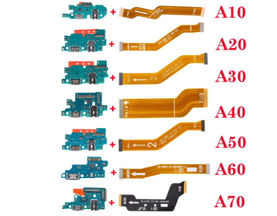 USB Charging Port Dock Board Connector Main Motherboard Flex for Samsung Galaxy A10 A20 A30 A40 A50 A60 A70 A80 Usb Board