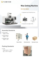 Machine de pose de pierres automatique CNC 5 axes de bureau pour modèles de bijoux en cire, placement précis des pierres Yubang YB-MN-5DZ3Z