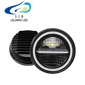ללאנפו 7 אינץ' 60W LED פנס עבודה אורות עבודה באיכות גבוהה אביזרי רכב LED אורות אופנוע אופנועים ג'יפים מכוניות H4 24V וולטה