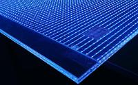 Mur vidéo en verre photoélectrique LED ultra clair Mur LED en verre P5 P6 P8 P10