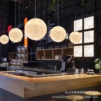 Lustre suspendu en forme de planète en fer pour restaurant, couloir, bar, éclairage commercial et industriel, chambre à coucher, utilisation APP/Wi-Fi