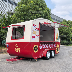 Nuovo Rimorchio Alimentare Mobile Personalizzabile 220V per Fast Food, Hamburger, Pizza e <span class=keywords><strong>Snack</strong></span> con <span class=keywords><strong>Cucina</strong></span> Completa - Product Image 6