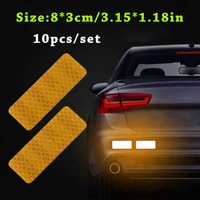 Accessoires de voiture avec autocollants réfléchissants en PVC Matériel de sécurité routière pour trophées Médailles et plaques