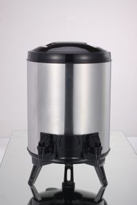 <span class=keywords><strong>China</strong></span> precio de fábrica térmica de la jarra de agua caliente y agua fría de doble grifos de acero inoxidable bebidas dispensador - Product Image 2