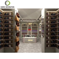Vitrine de présentation de parfums stylisés Meubles de parfumerie Conception de comptoir de bar de parfums de haute qualité