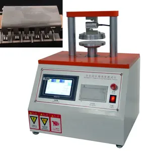 Probador de aplastamiento de tubo de papel Máquina de prueba de compresión de anillo de papel