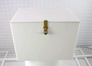 Iangel Hot Sale Gepersonaliseerde Acryl Bruiloft Wens Goed Doos Voor Kantoor Of Partij Gebruik - Product Image 4