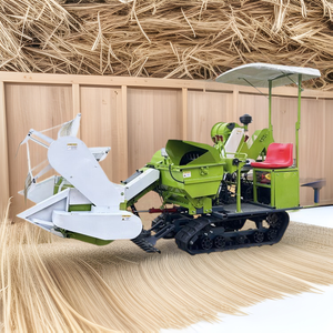 Mini-moissonneuse-batteuse 4LZ-1.0 25 CV sur chenilles pour la récolte des céréales dans les zones montagneuses - Product Image 1