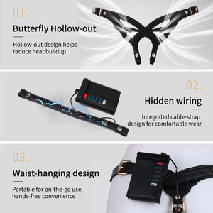 Harnais de chasteté électrique DOGLVE 3style, compatible avec cage à pénis ou plug pénien, ceinture de choc électrique pour jeux BDSM, vente en gros. - Product Image 2