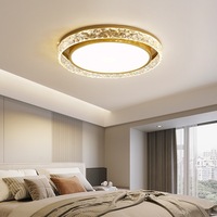 Nouveau plafonnier de chambre italien de haute qualité plafonnier moderne simple de luxe éclairage de plafond de salon rond noir nordique