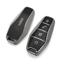 Boîtier de clé de voiture en alliage de zinc DM, boîte à clés, décoration de style pour Byd Yuan up Atto 2 2024 2025 2026, coque de clé, accessoires de protection