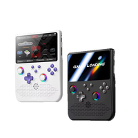 Console de jeu portable H5 Mini, écran IPS 5 pouces, batterie 4000 mAh, éclairage RVB, connexion filaire OTG, système d'exploitation Linux, Wi-Fi, lecteur portable