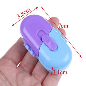 Organisateur de pilules transparent et givré à 2 compartiments, petit format, rechargeable et économique pour les médicaments quotidiens - Product Image 2