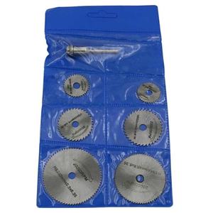 6 pièces 22-50 mm pour mini lame de scie circulaire HSS, outil rotatif pour <span class=keywords><strong>Dremel</strong></span>, coupe-métal, outil électrique, disques de coupe du <span class=keywords><strong>bois</strong></span>, mandrin de perceuse - Product Image 6