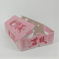 Boîte de rangement en MFPP recyclable, flexible, imperméable et écologique, empilable, robuste, pour l'emballage des fruits, avec trous d'aération
