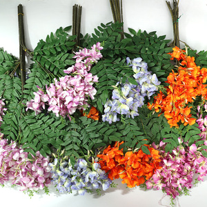 Fleurs artificielles de locustiers ultra-réalistes pour décoration intérieure de mariage, suspension murale et plafond, vente en gros usine - Product Image 1