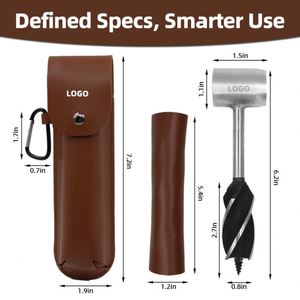 Baiyuheng Thép Không Gỉ Của Nhãn Hiệu Trái Đất Khoan Mini Thiết Bị Tay <span class=keywords><strong>Brace</strong></span> Khoan Bits - Product Image 2