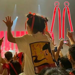 Diadema con flequillo de cinta roja estilo Nezha para niños, accesorio para el cabello, accesorio para actuaciones - Product Image 2