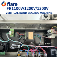 Machine de scellage verticale à bande continue FR1100/1200/1300 pour sacs de grande taille, scelleuse thermique continue pour films plastiques et sacs en aluminium