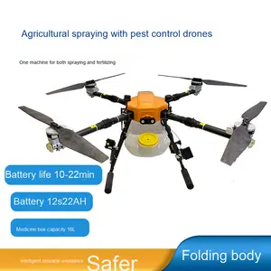 Dron Agrícola Eléctrico T16 para Pulverización de Pesticidas y Fertilizantes, Control Remoto, Multiusos, Fabricado en Plástico Resistente - Product Image 2