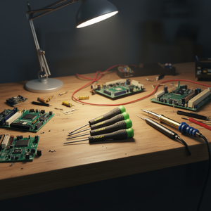 Juego de destornilladores de precisión Stanley de 4 piezas con mango verde para reparación de electrónica - Product Image 3