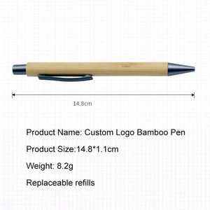 Bolígrafo Ecológico de Bambú de Lujo, Bolígrafo de Bambú Publicitario, Bolígrafo de Madera Personalizado con Logotipo Impreso, Impresión de Logotipo Láser - Product Image 5