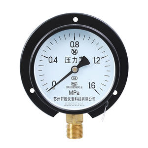 Xuansheng Technology Y100T 100mm Analog <b>Pressure</b> <b>Gauge</b> 0 To 1.6Mpa Thread Connection For Industrial Use - Product Image 1