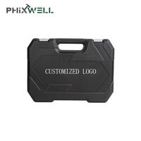 Phixwell – Coffret d'outils professionnels pour voiture, 82 pièces, avec clés et douilles