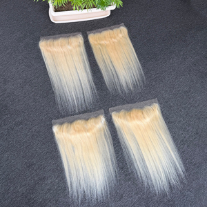 ผมแท้ 100% แบบเวอร์จิ้น  พร้อมเชือกผูกผมด้านหน้า 13x4 สีบลอนด์ 613 แบบลอนบอดี้เวฟและแบบตรง  พร้อมเชือกผูกผมด้านหน้าแบบ HD lace  ไม่พันกัน - Product Image 3